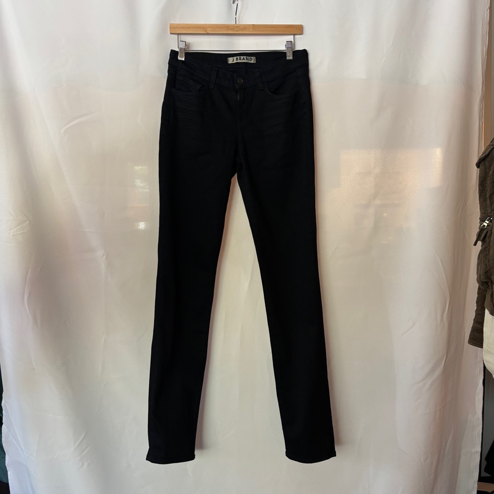 J Brand Women's Curvy Fit, Cigarette Leg Skinny Jeans - Black - Size 29